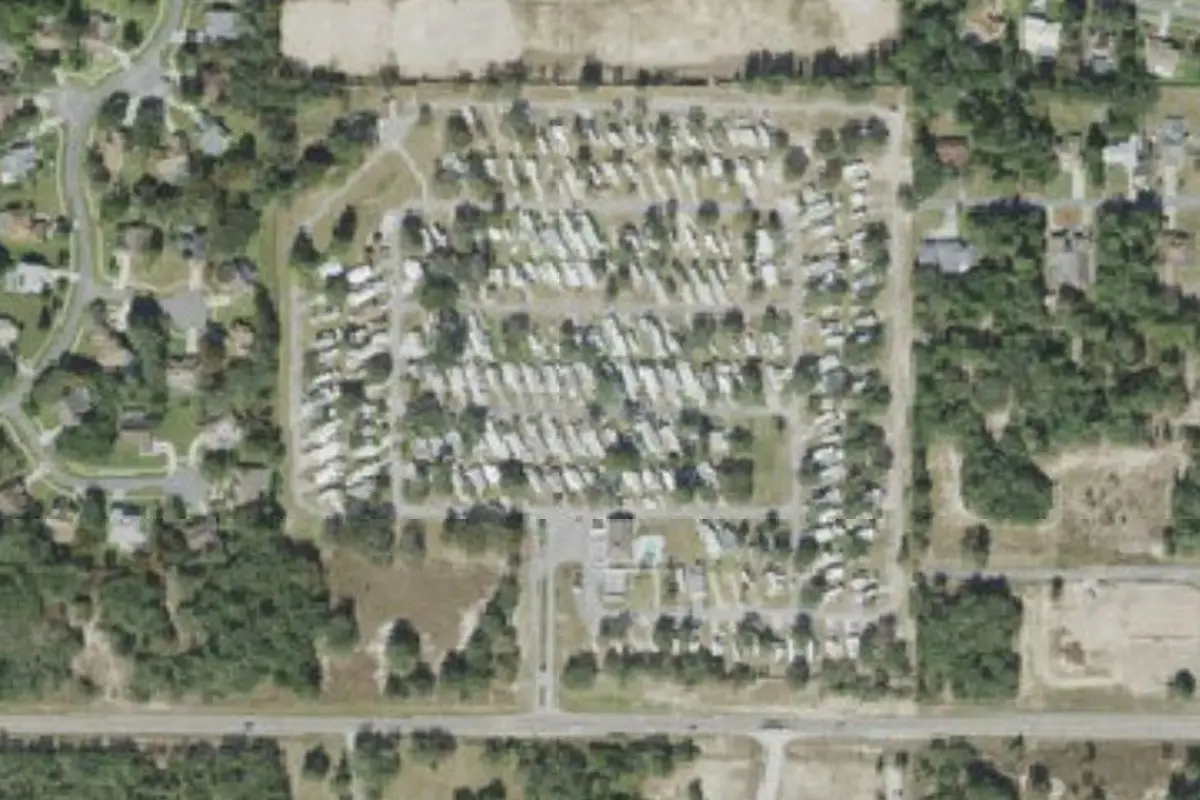 Aerial view of Encore Topics