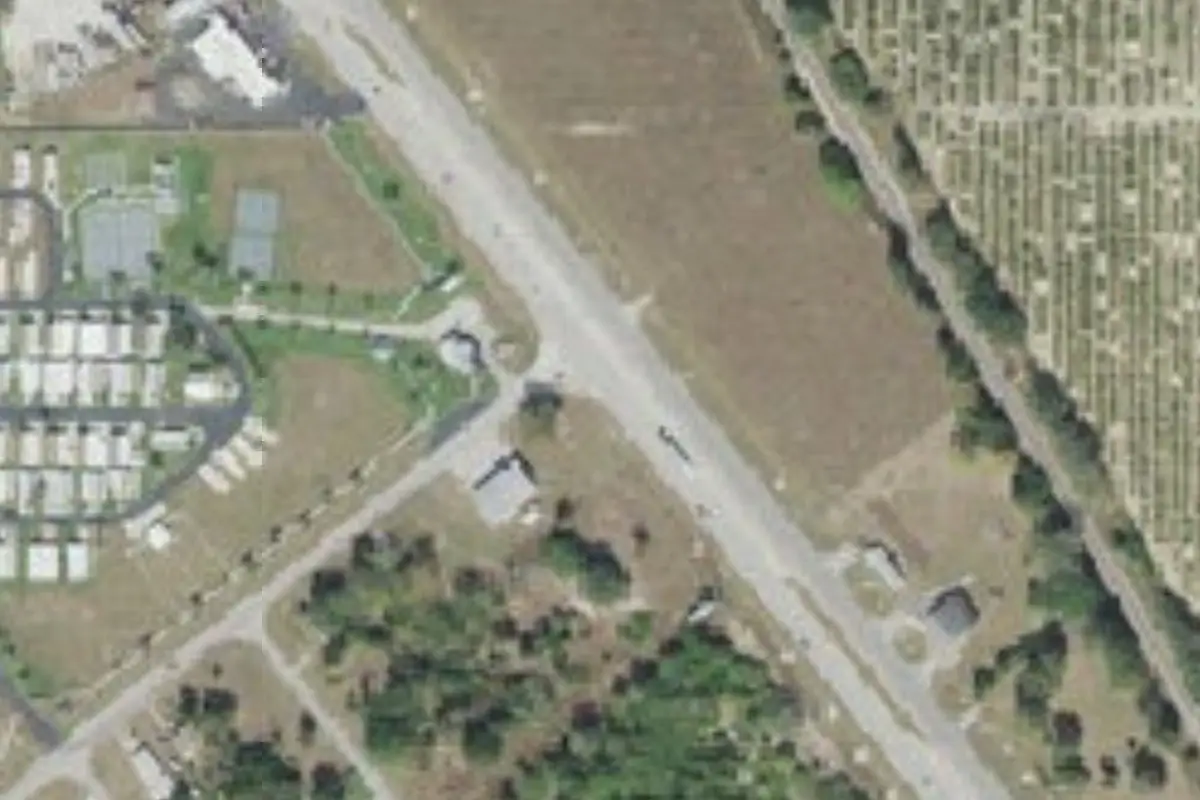 Aerial view of Adelaide Shores RV Resort