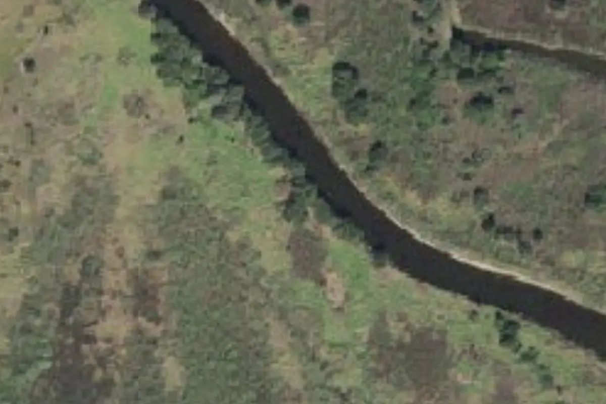 Aerial view of Boney Marsh - River Run Campsite