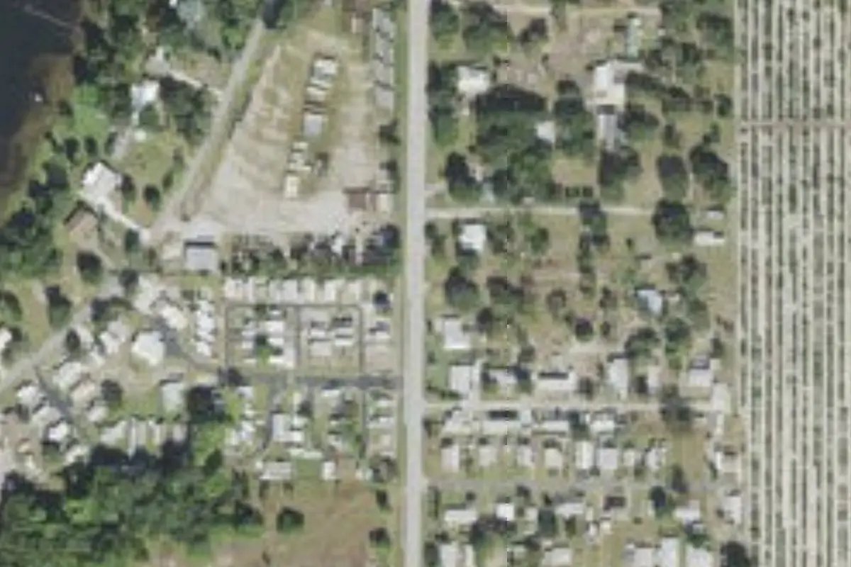 Aerial view of Bonnet Lake Campground