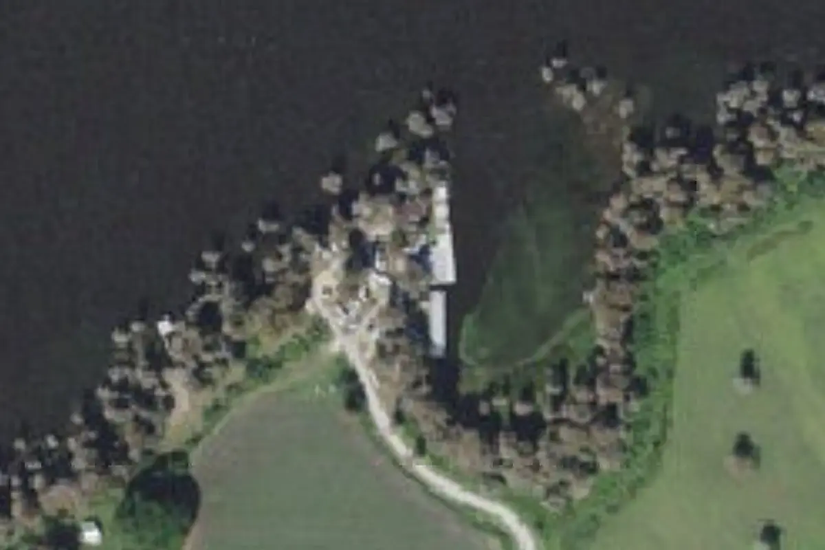 Aerial view of Cypress Isle RV