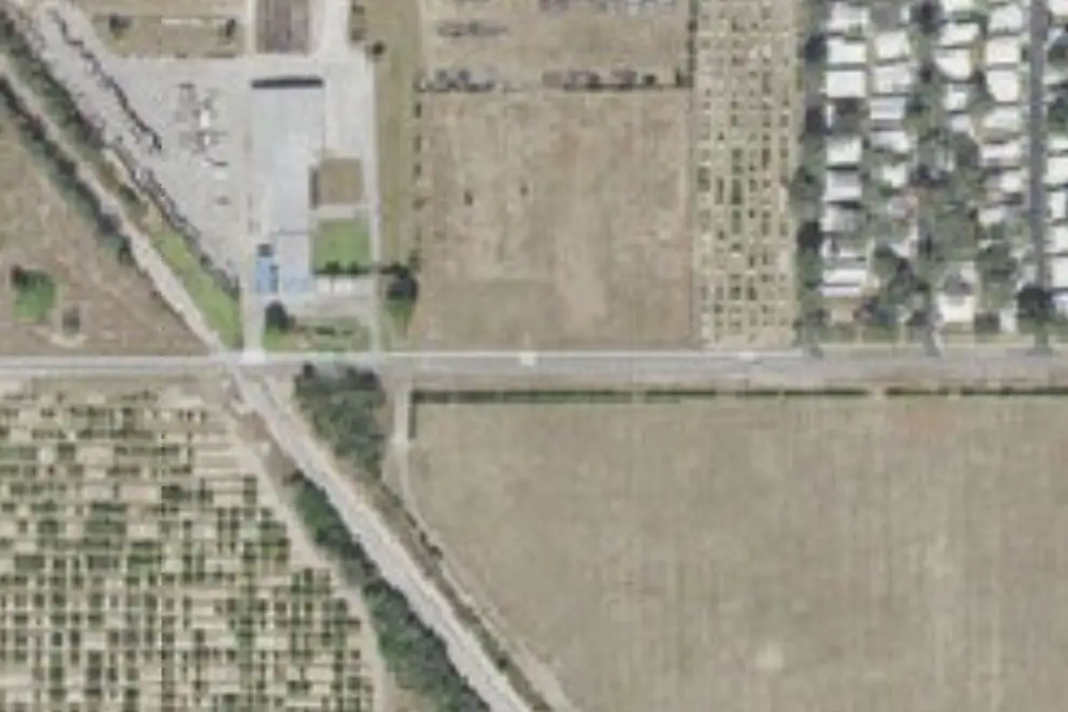 Aerial view of Desoto Mobile Home Park (DeSoto Park)