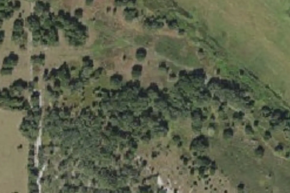 Aerial view of Ft. Basinger Campsite