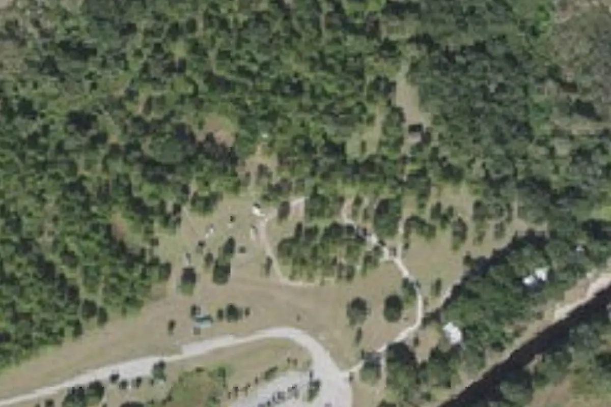 Aerial view of Istokpoga Canal Boat Ramp Area Campground
