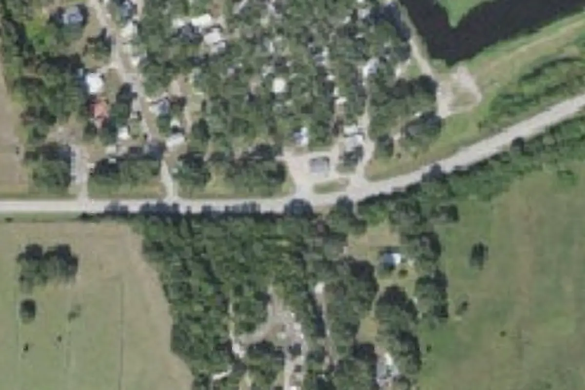 Aerial view of Kissimmee River Fishing Resort