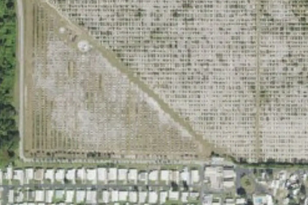 Aerial view of Lake Bonnet Village Co-Op