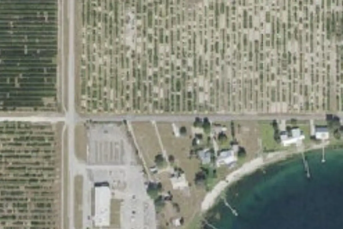 Aerial view of Lake Denton Christian Camp