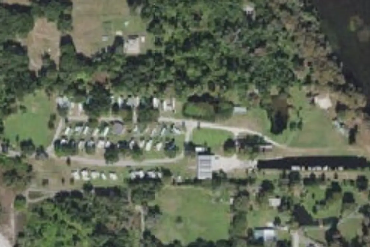 Aerial view of Lake Istokpoga Marina RV Park