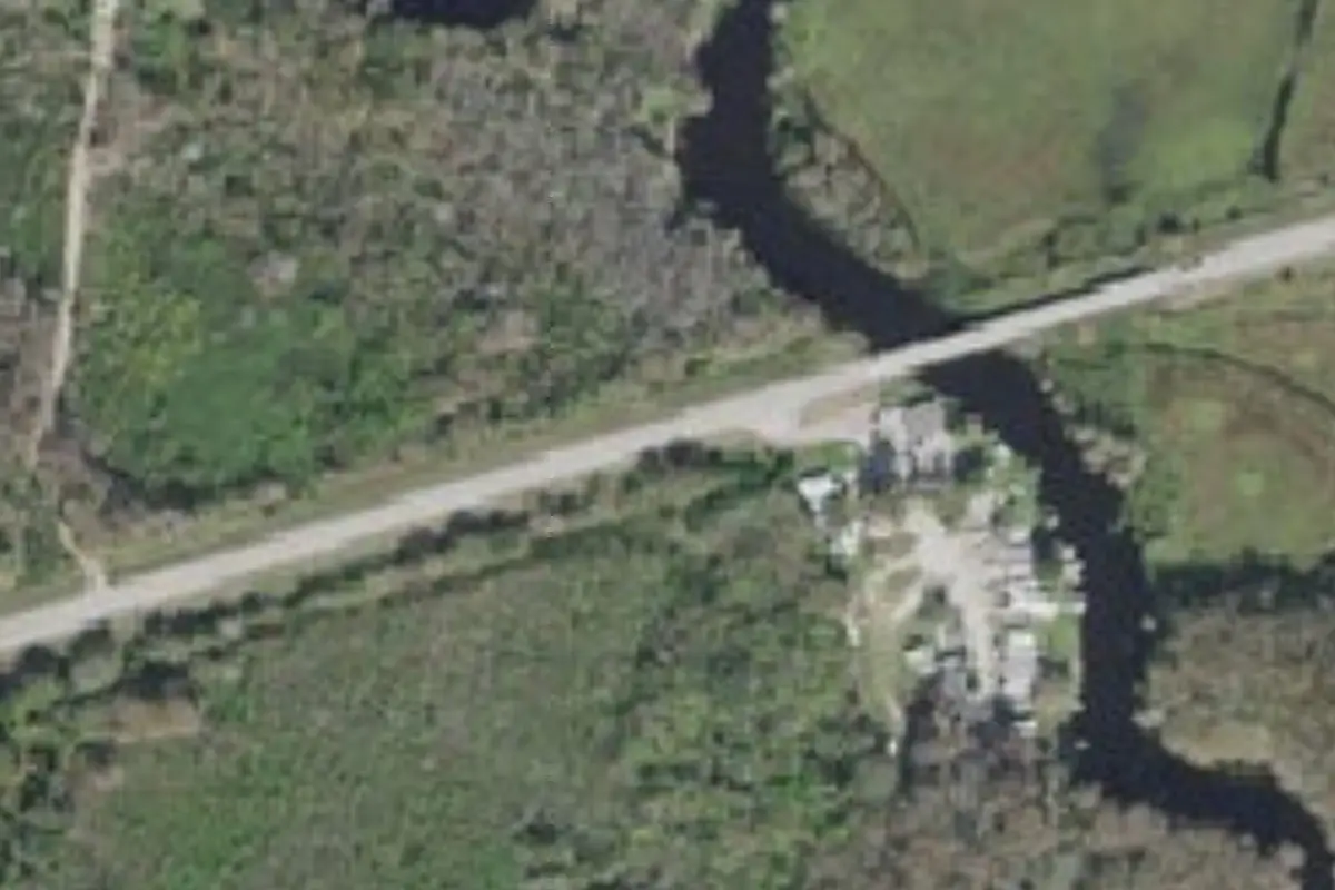 Aerial view of Neibert's Fishing Resort / SCHYLER P SCOTT