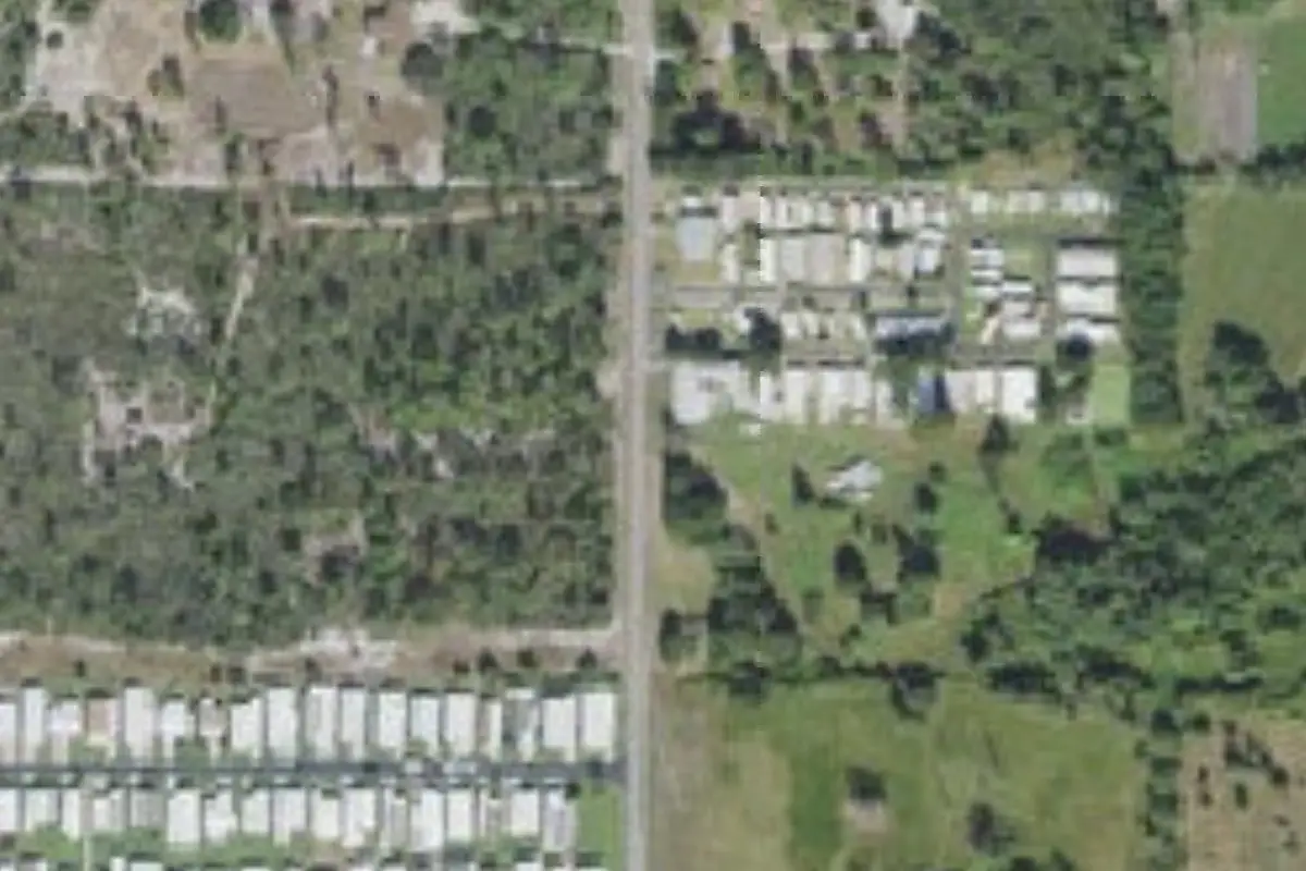 Aerial view of Sebring Gardens Trailer Park