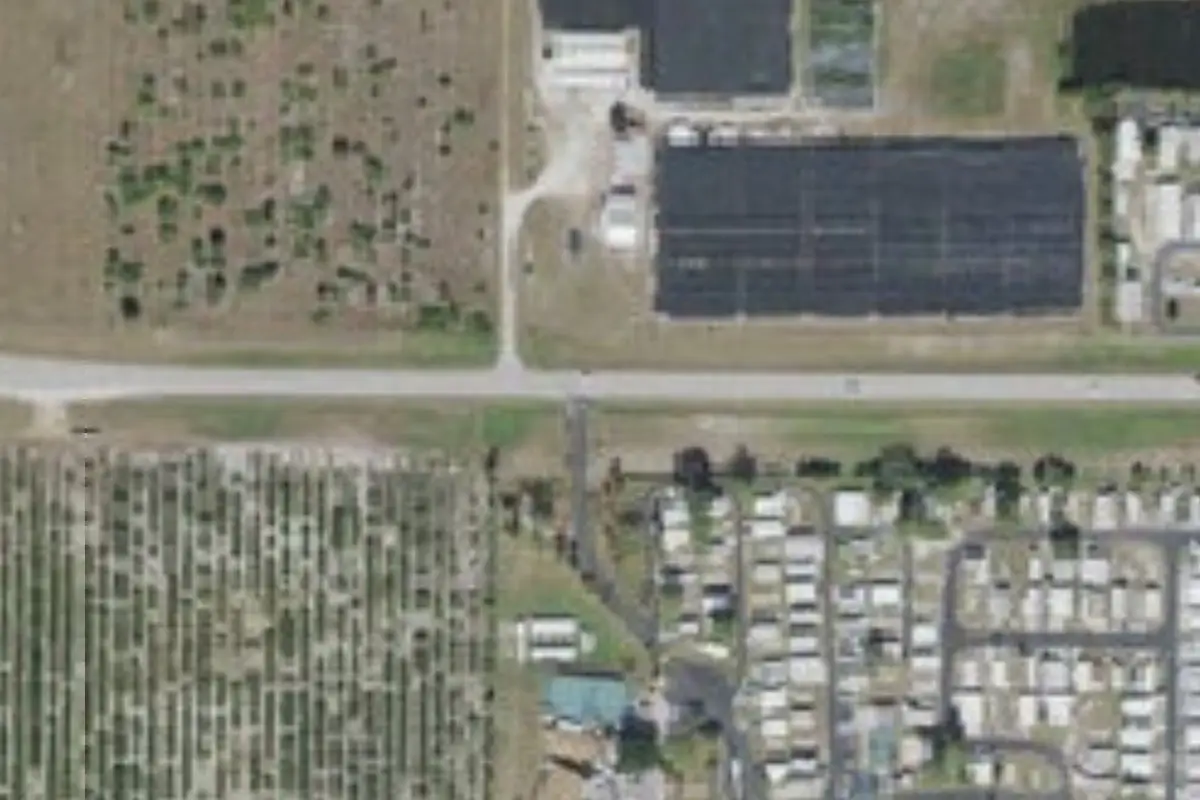 Aerial view of Sunshine MH & RV Resort