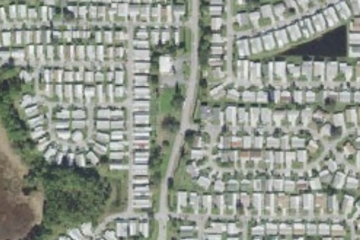 Aerial view of Outback RV Resort at Tanglewood (Tanglewood 55+ community)
