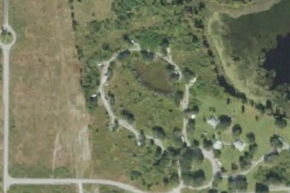 Aerial view of Alafia River State Park
