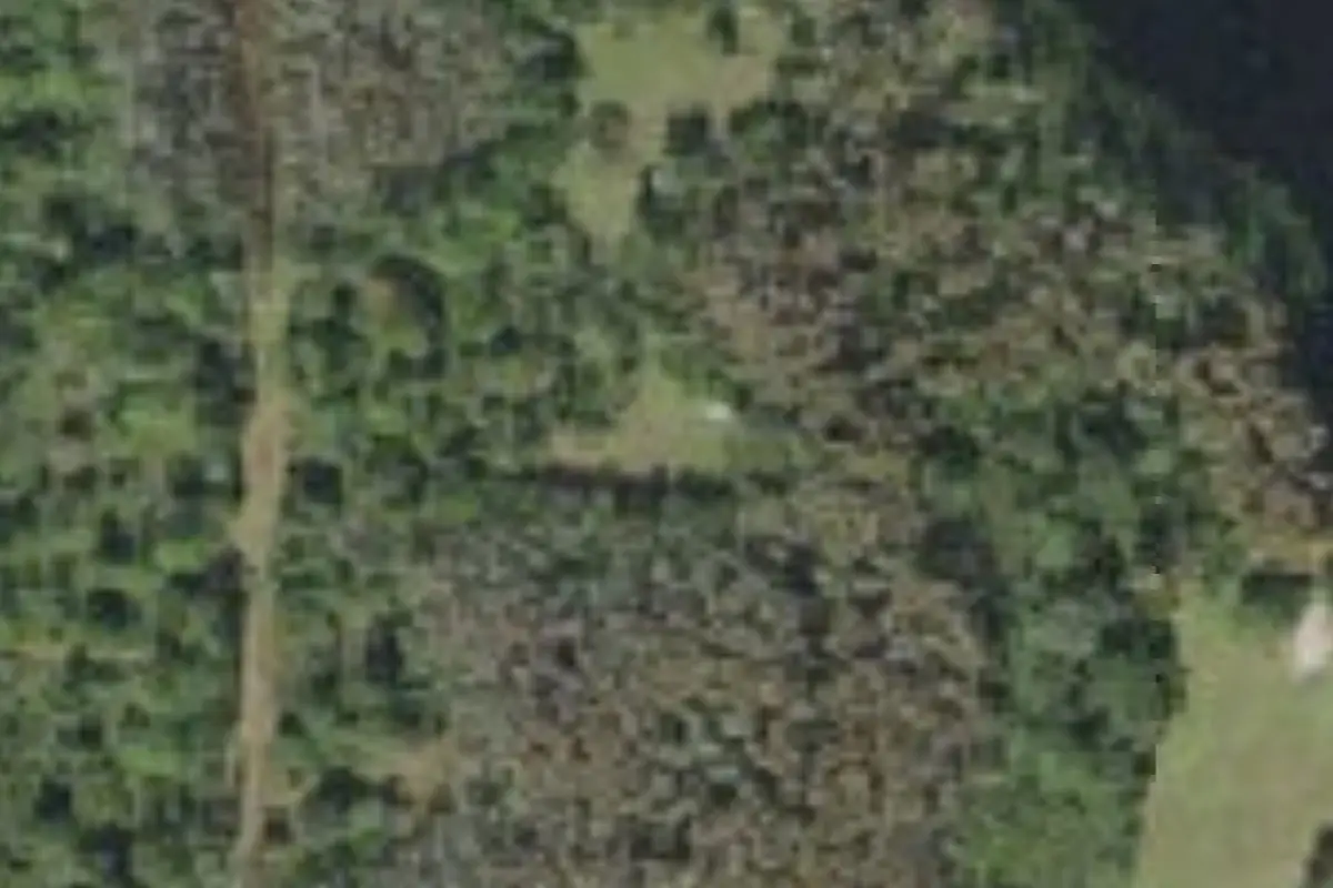 Aerial view of Lake Park (youth group camping)