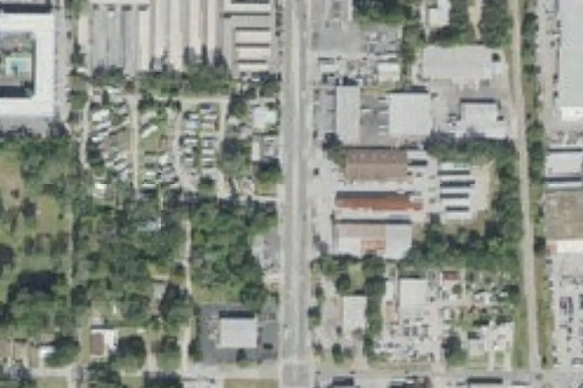 Aerial view of Frontier Park