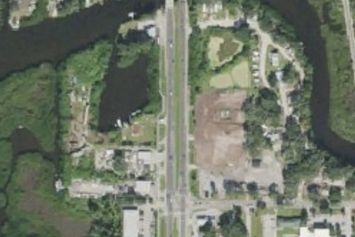 Aerial view of Hideaway Hills MHP II (RV)