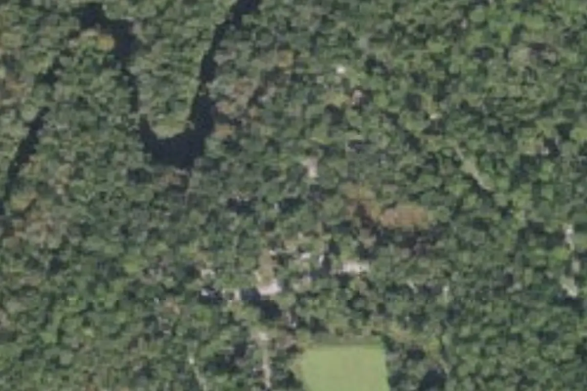 Aerial view of Hillsborough River State Park