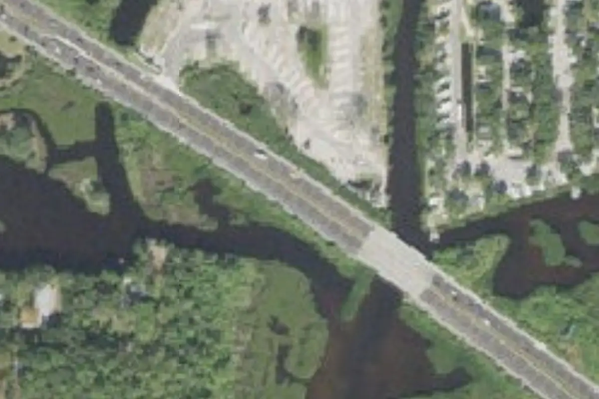 Aerial view of KeyLime Bay RV Resort