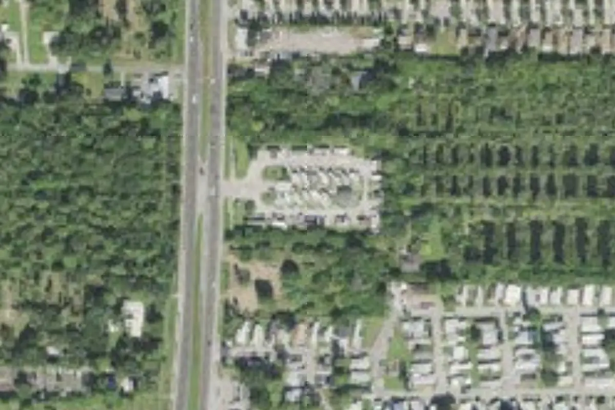 Aerial view of Park At Palm Grove The