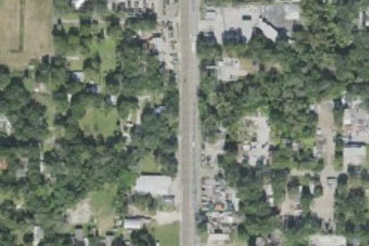 Aerial view of Pettit MHP/RV Park