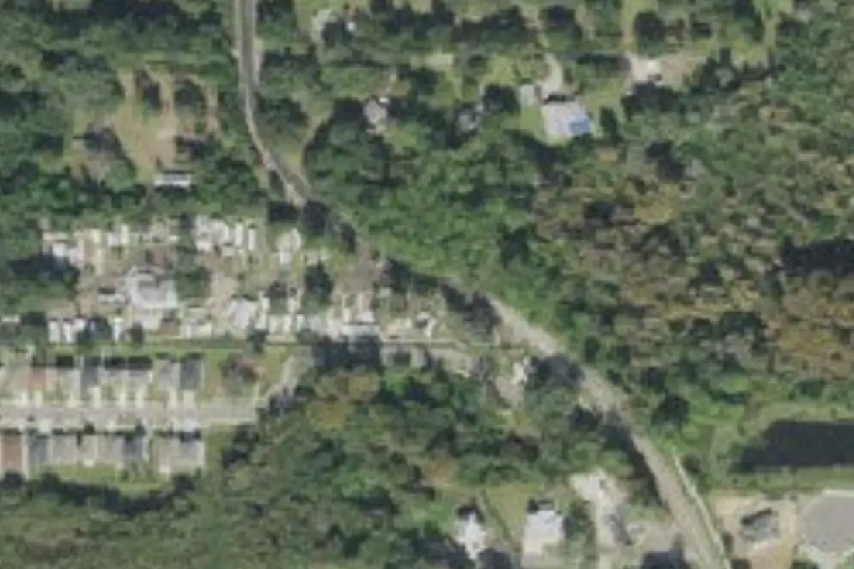 Aerial view of Rainbow Forest/Wigwam RV Park