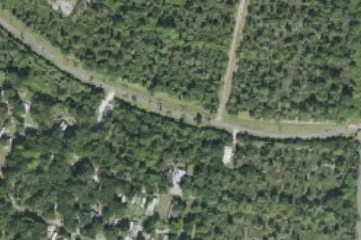 Aerial view of River Vista RV Park