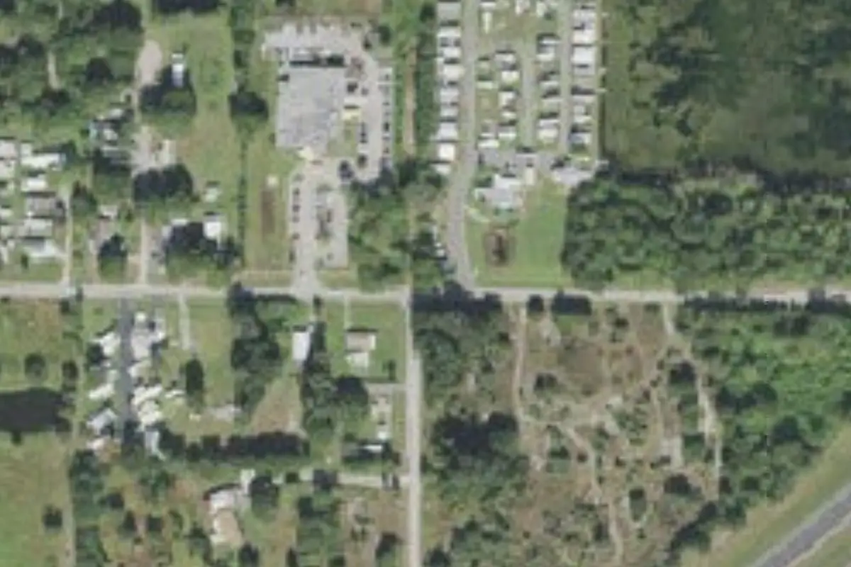 Aerial view of Sun Lake RV Park
