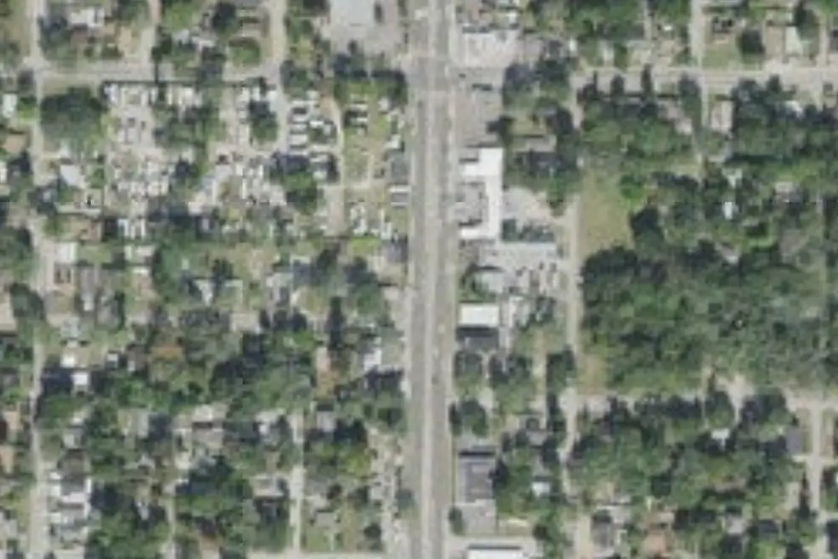 Aerial view of Tampa RV Park