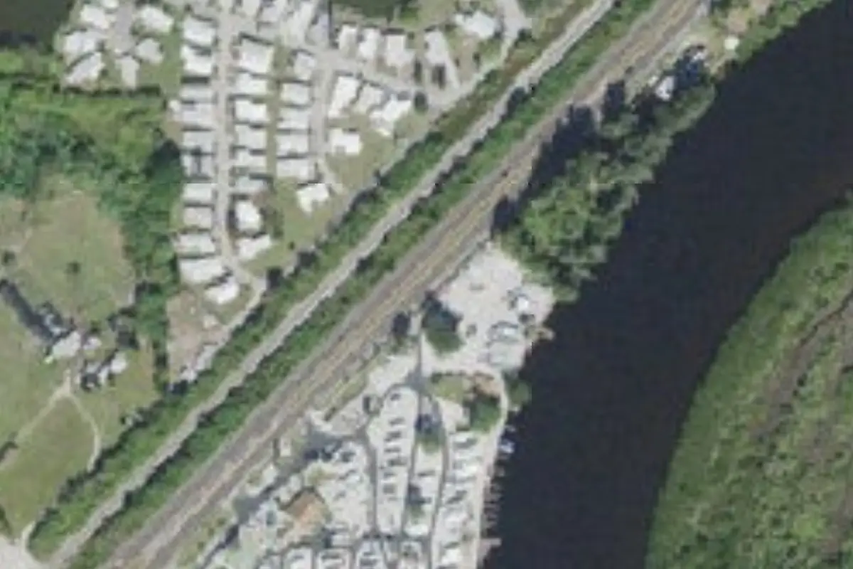 Aerial view of Tampa South RV Resort