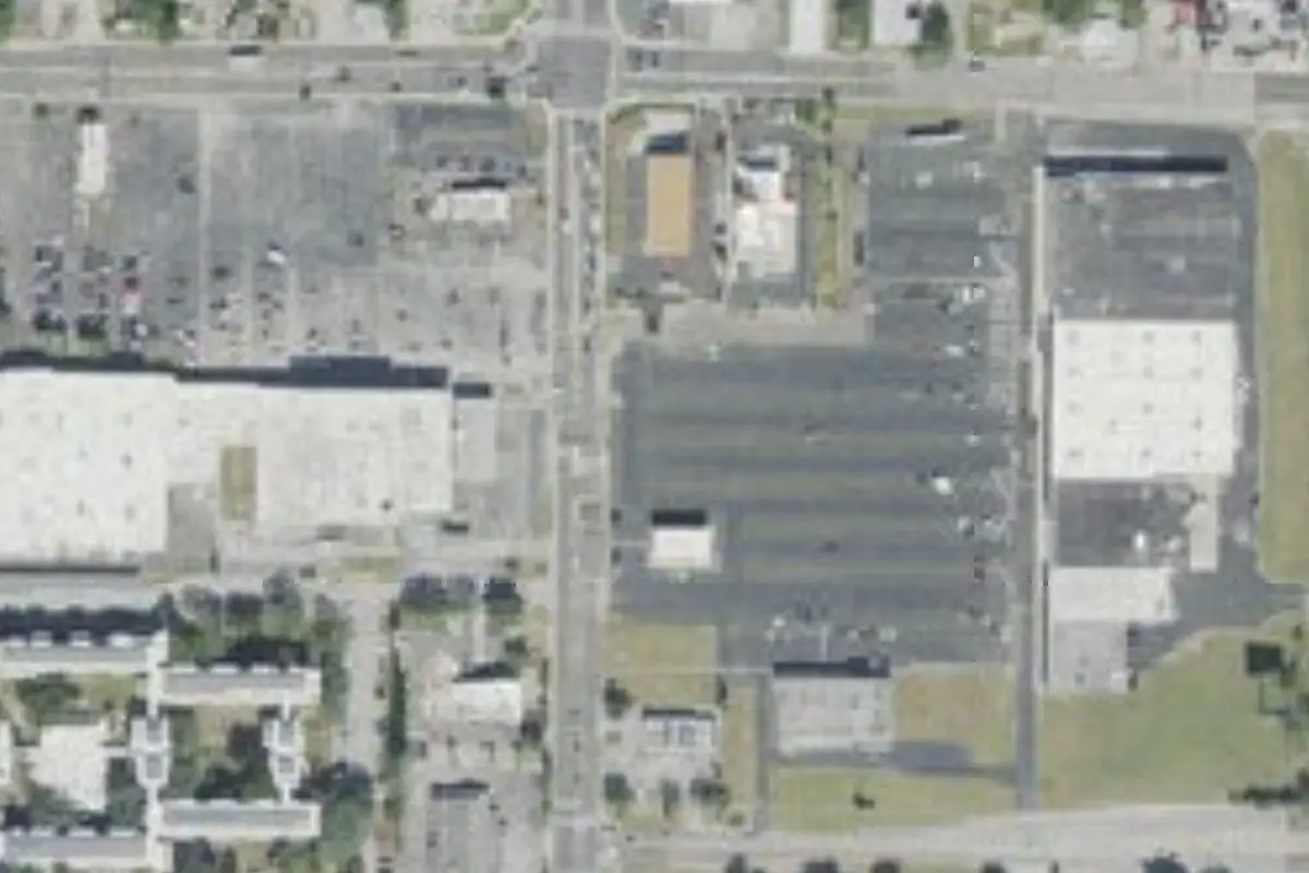 Aerial view of Unnamed campground