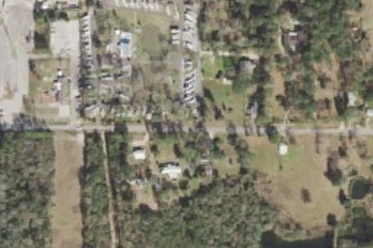 Aerial view of Outback Springs RV Resort