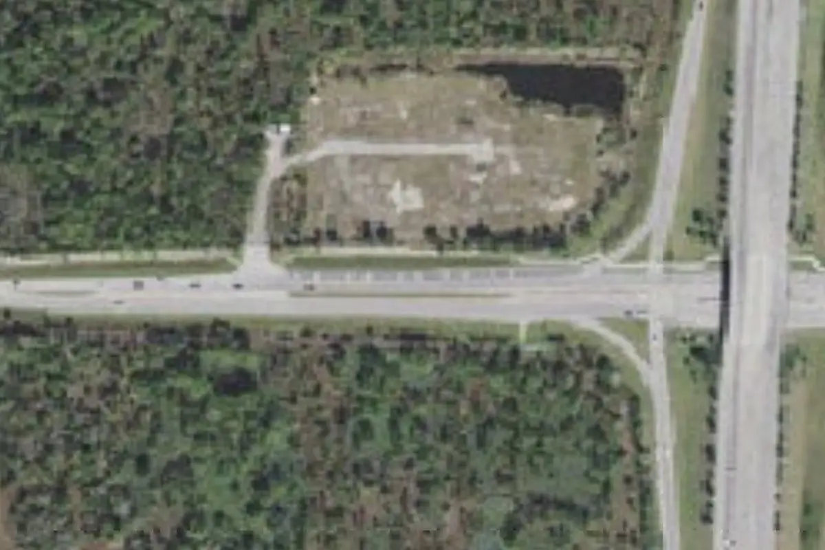 Aerial view of Buffer Preserve RV Park