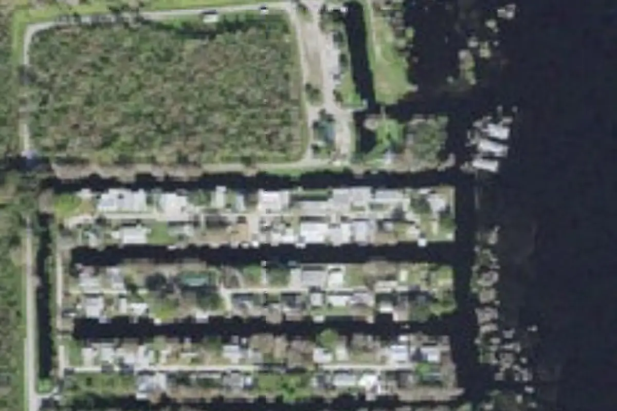 Aerial view of Middleton's Fish Camp