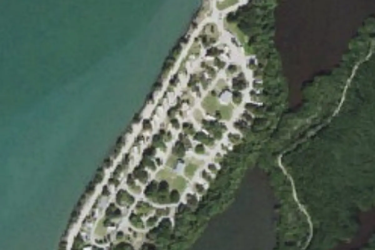 Aerial view of Sebastian Inlet State Park