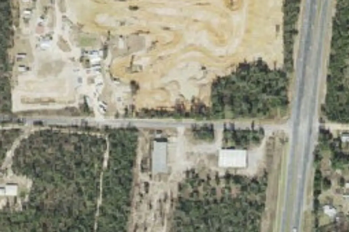 Aerial view of Decker Training Facility at County Line MX