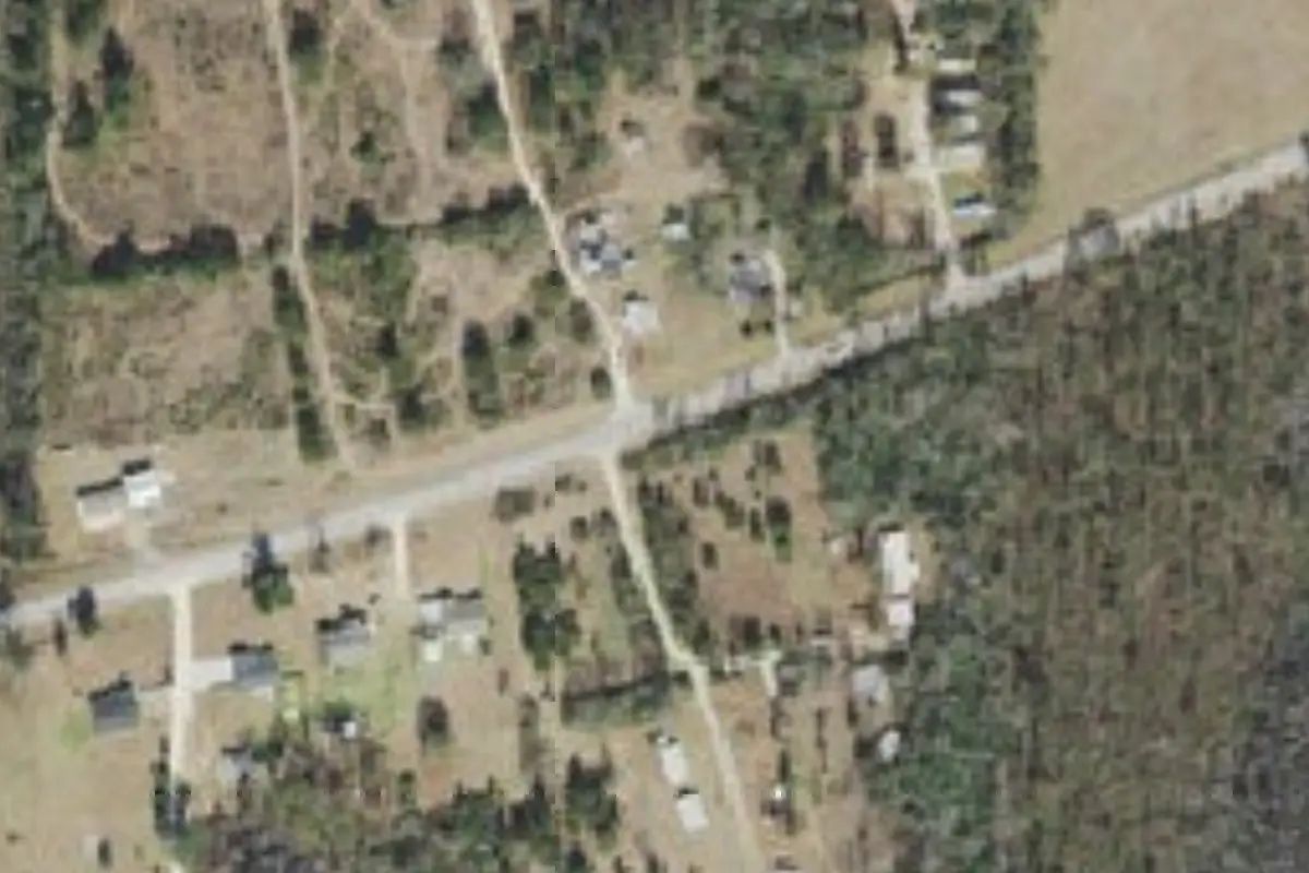 Aerial view of Sunny Oaks RV Park