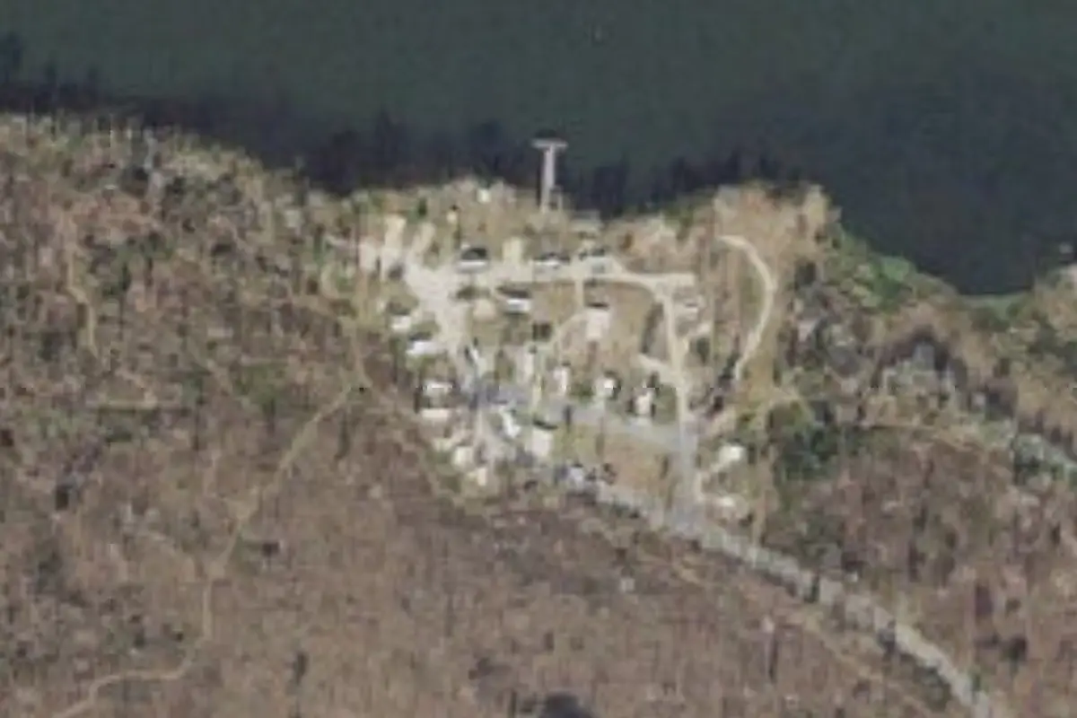 Aerial view of Three Rivers State Park