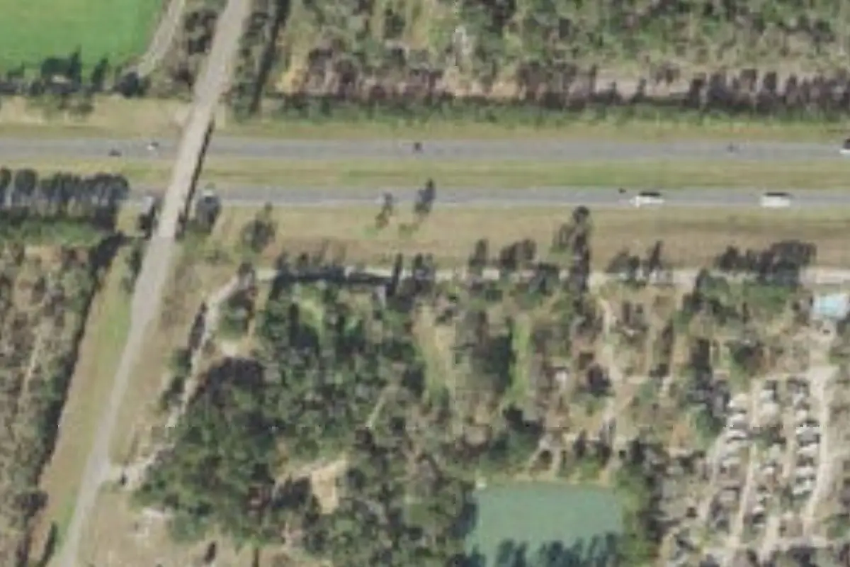 Aerial view of Tallahassee East Campground