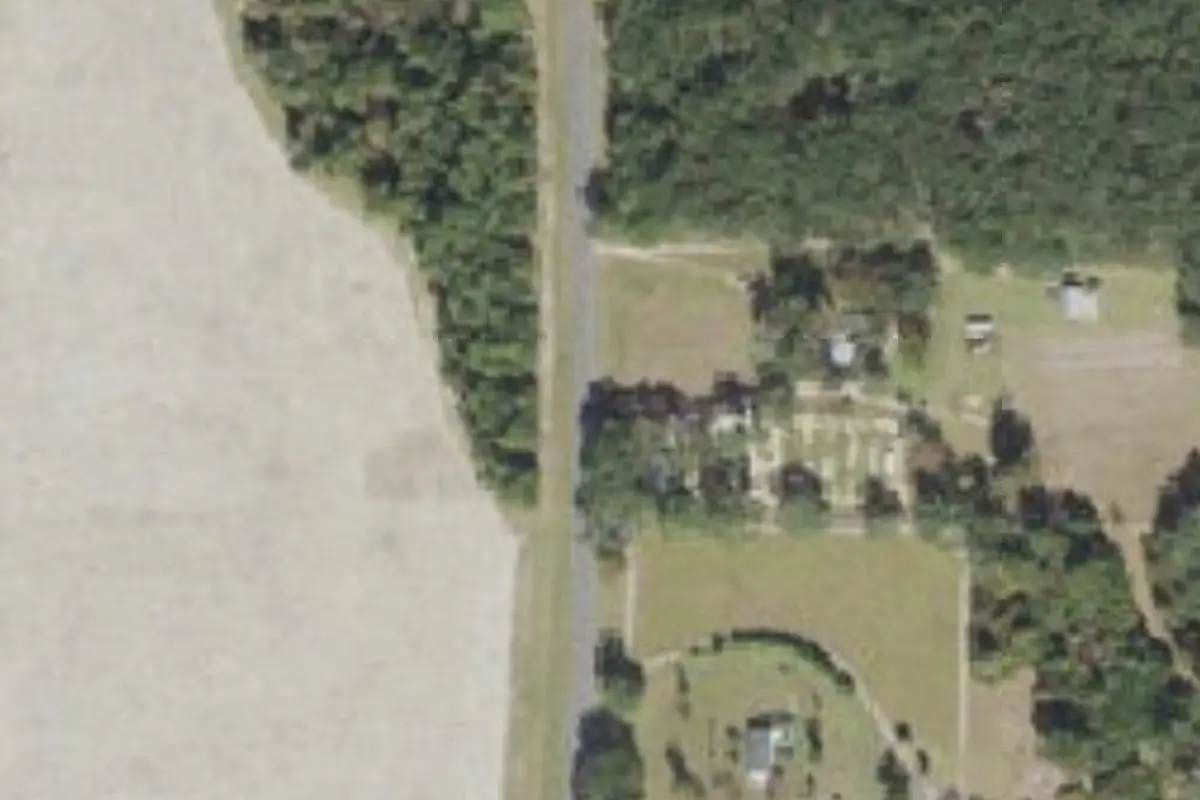 Aerial view of Harrison's RV Park