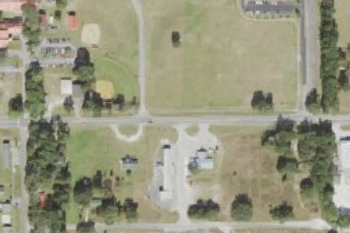 Aerial view of In The Garden Campground