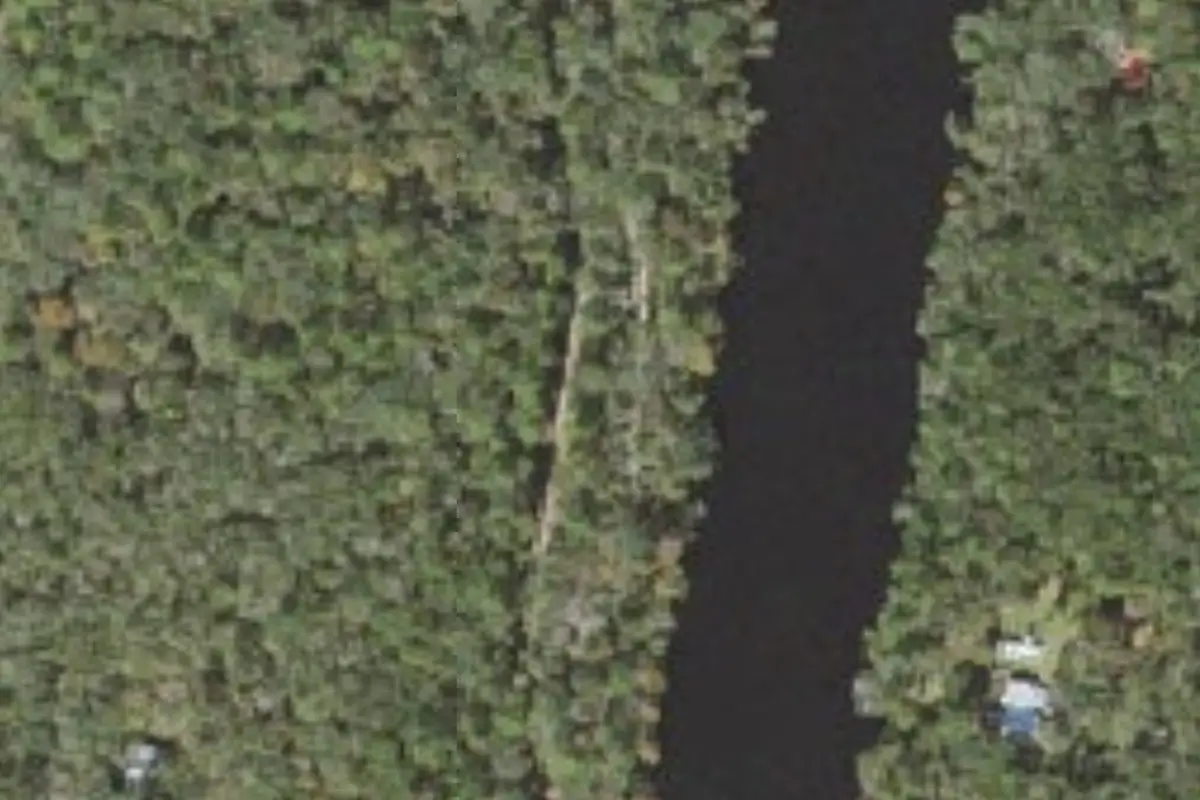 Aerial view of Lafayette Blue Springs State Park