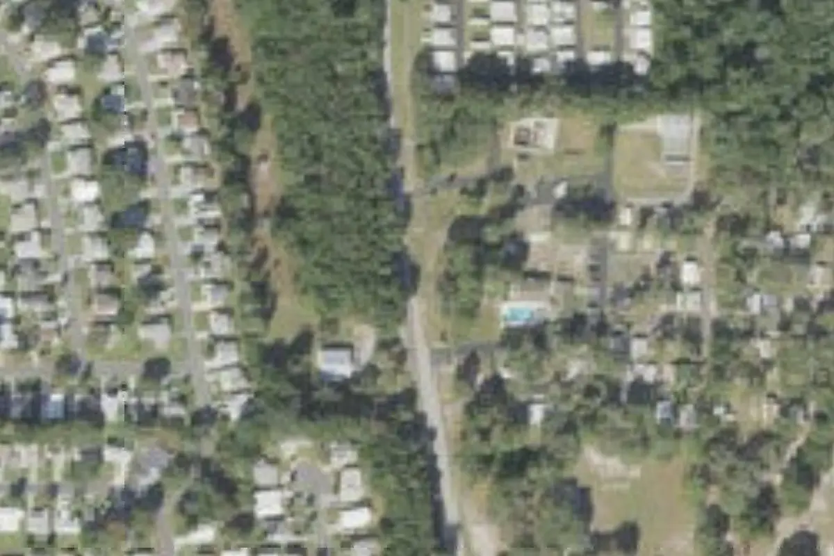 Aerial view of Blue Parrot RV Resort