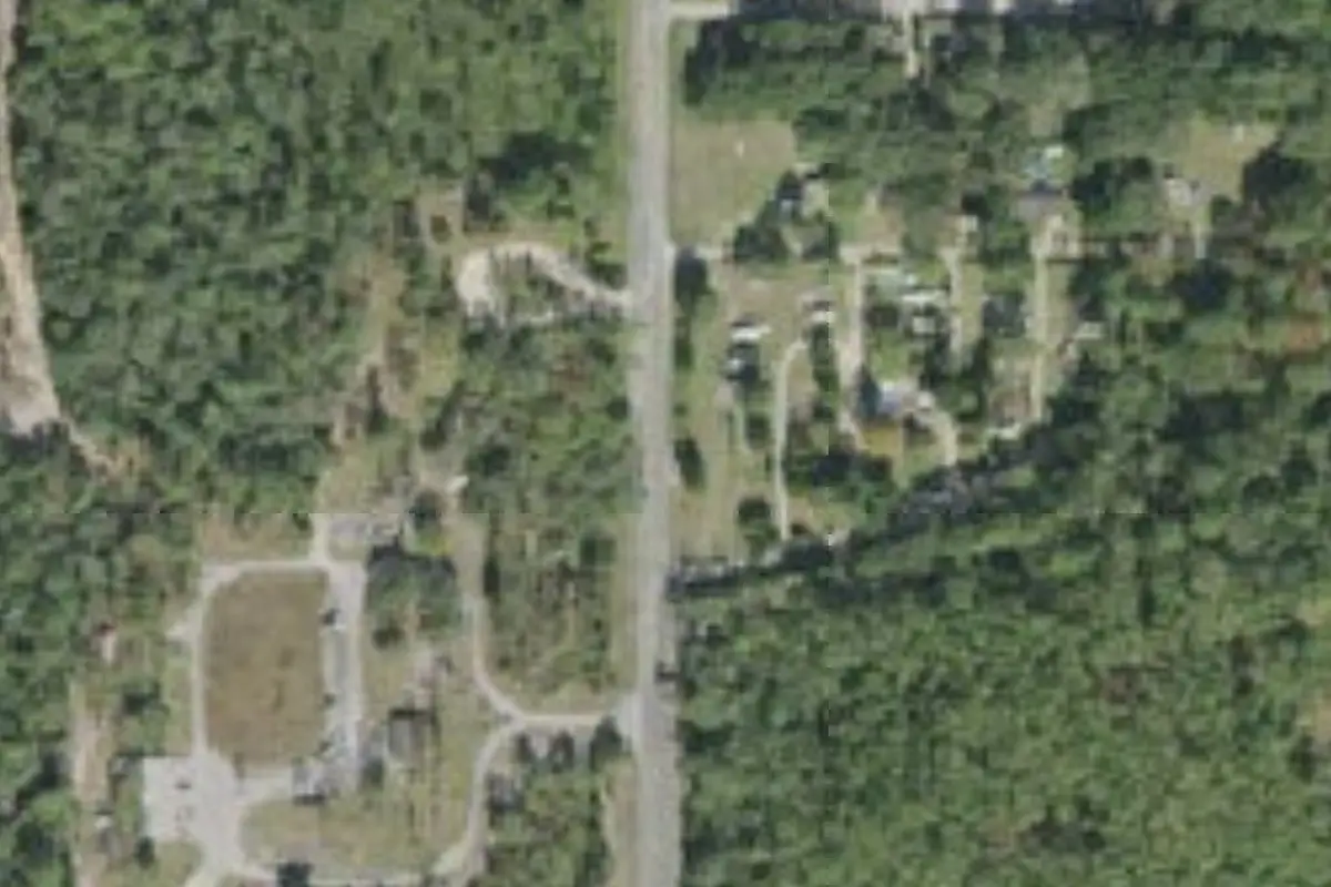 Aerial view of Chisholm Trail Campground