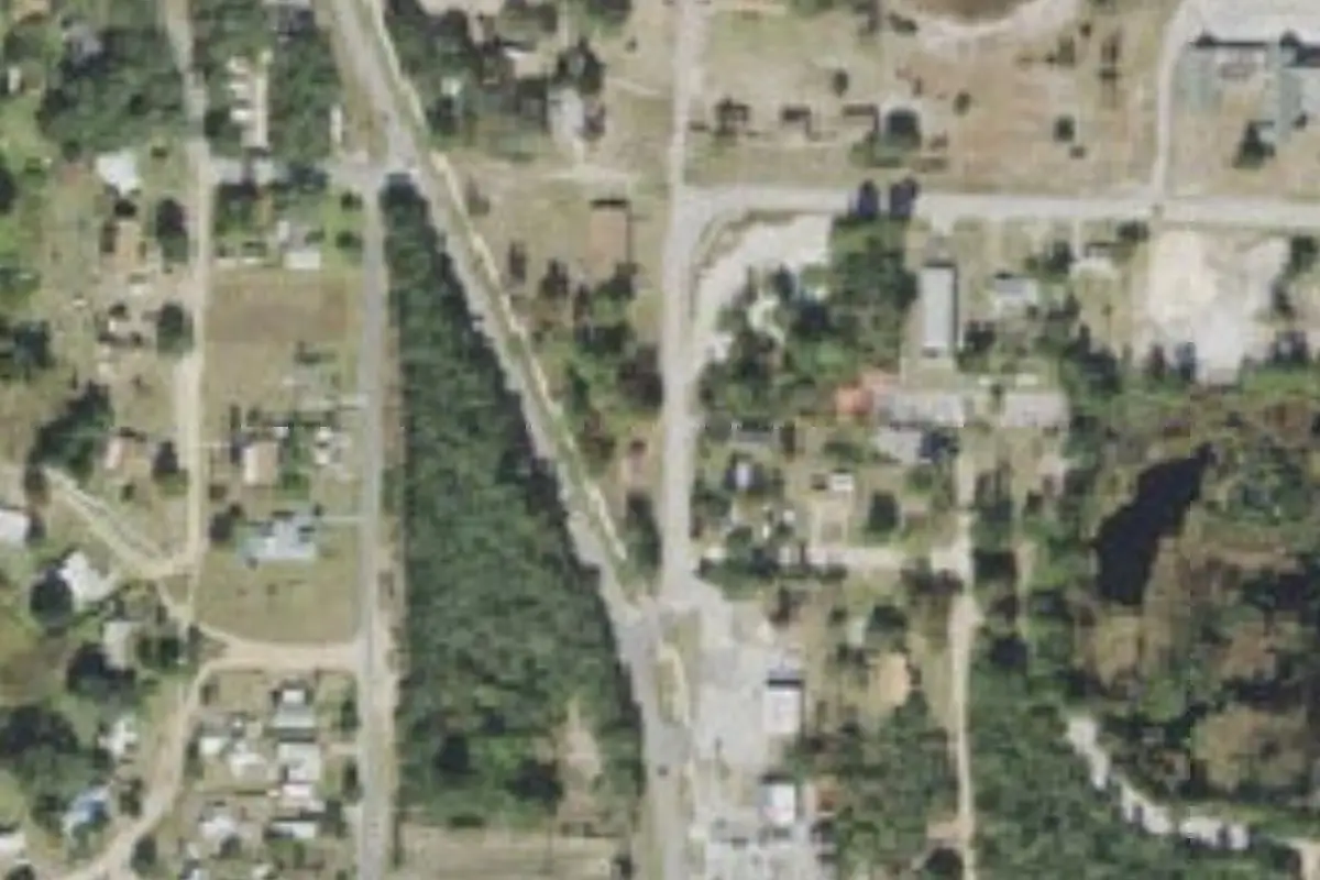 Aerial view of Church of God (RV Park [Haines Street])