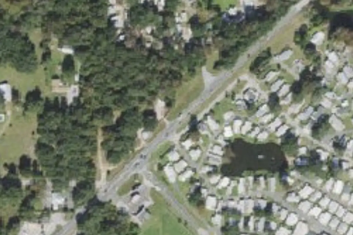 Aerial view of Haines Creek RV Village