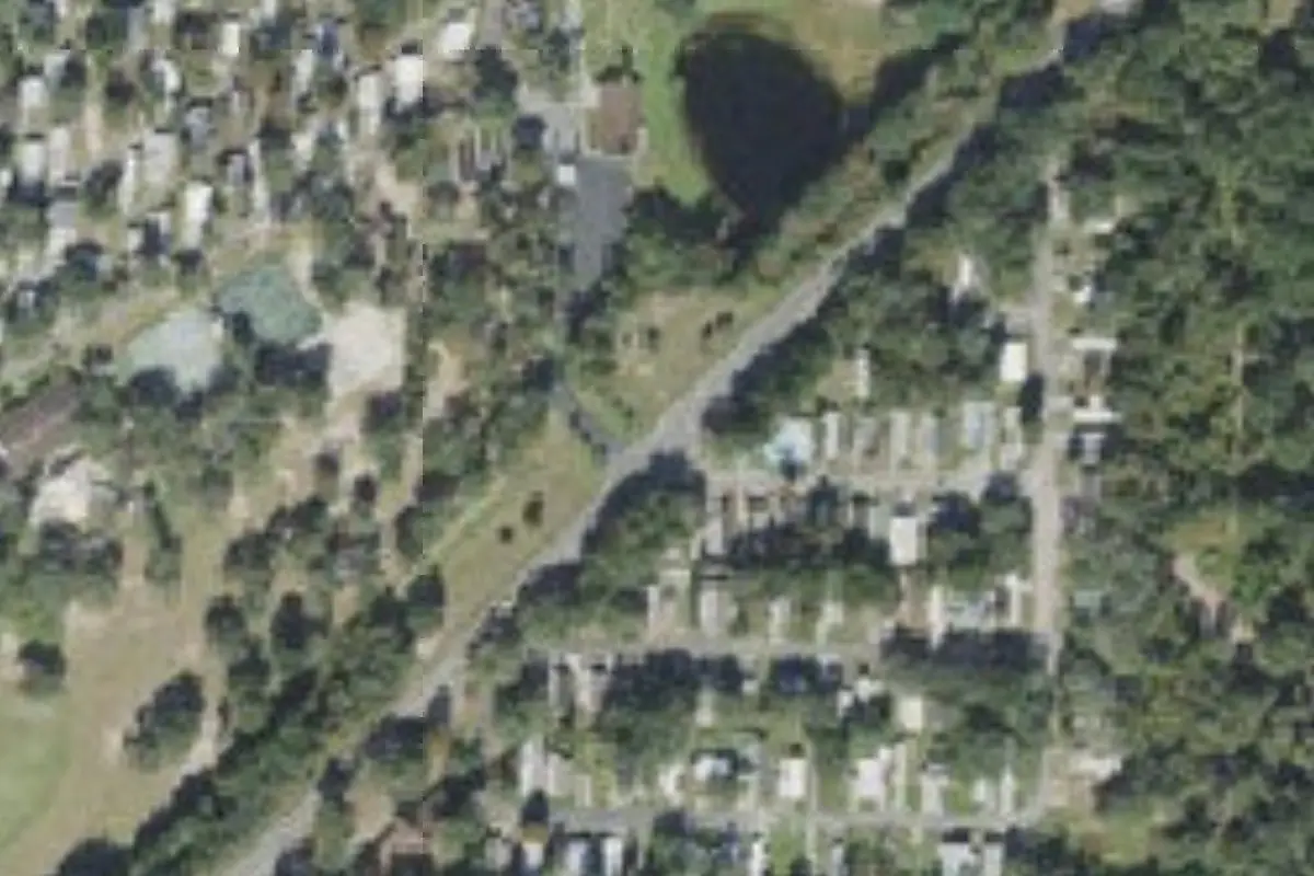 Aerial view of Holiday RV Park