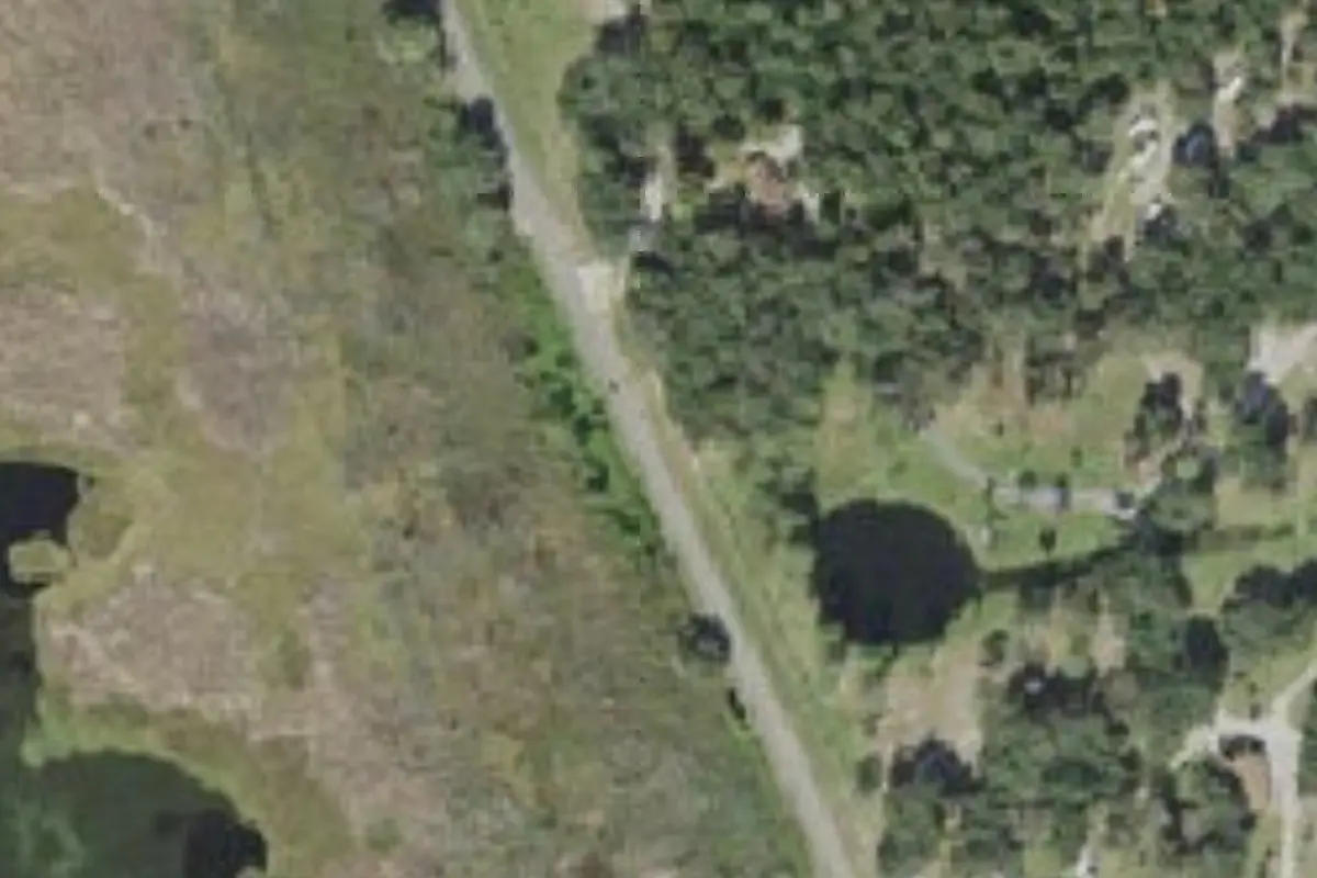 Aerial view of Lake Yale Baptist Conference Center