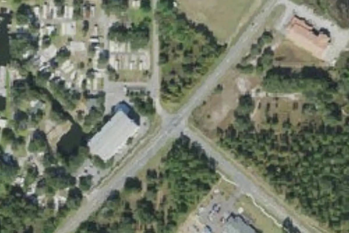 Aerial view of Piper Landings Marina and RV Resort