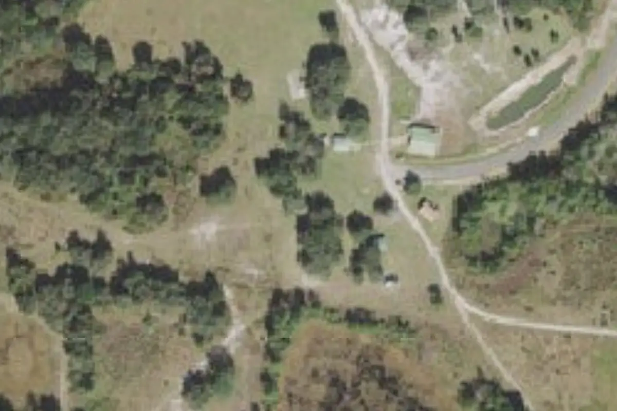 Aerial view of Rock Springs Run State Reserve