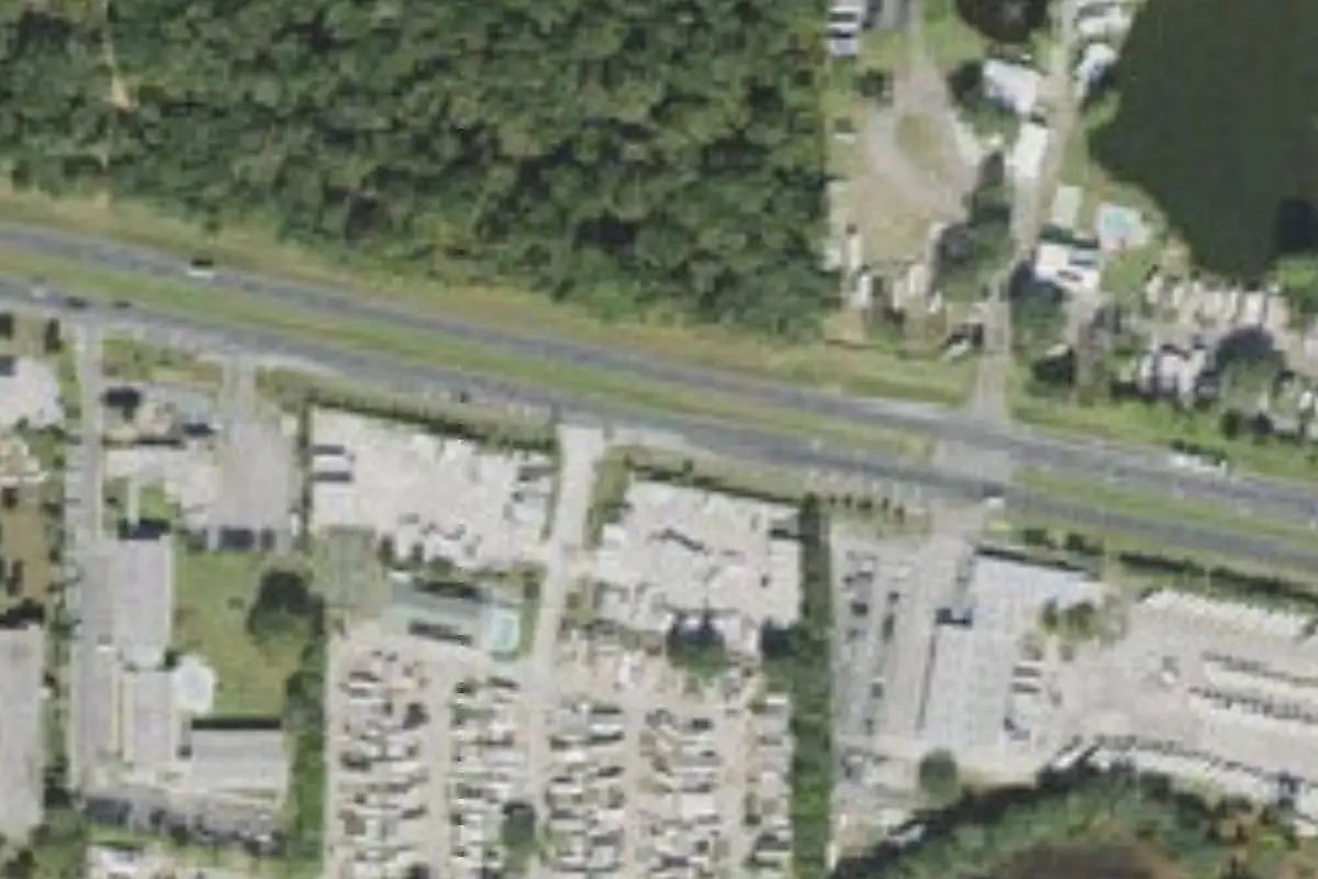 Aerial view of Rolling Ridge RV Resort
